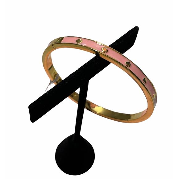 Kate Spade  Spot The Spade Enamel Hinged Bracelet - Picture 1 of 4